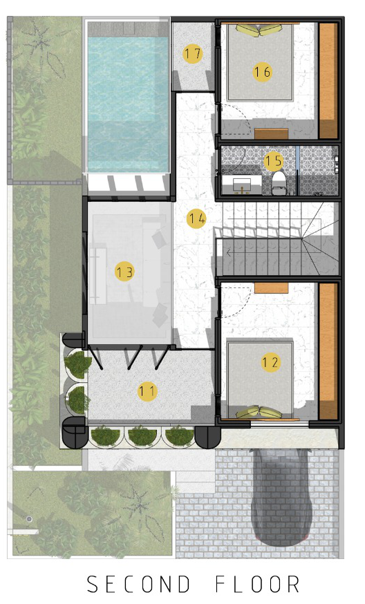 Second floor layout
